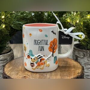 🎃 Brand NEW w/Tags Rae Dunn Disney FRIGHTFUL FUN Mug featuring Pluto 🎃